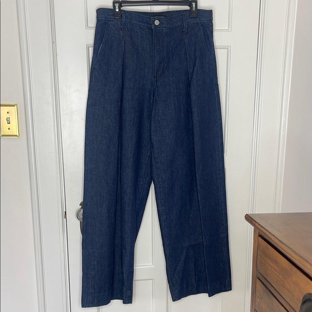 Banana republic high rise wide leg Blue Jeans